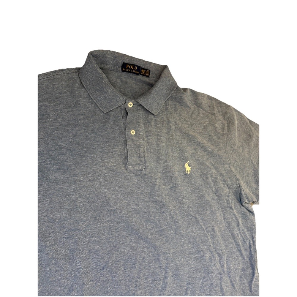 Polo Ralph Lauren Polo Shirt Men's Extra Large Short Sleeve Casual White Pony